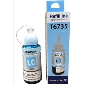 EPSON UYUMLU  T6735(70ML) MUADİL AÇIK MAVİ MÜREKKEP