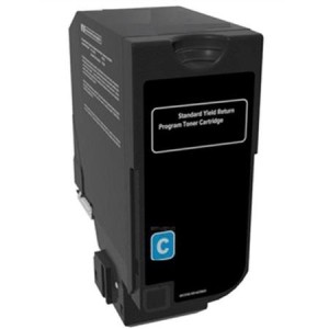 Lexmark Uyumlu CS725 (74C5HC0) Mavi Muadil Toner (YÜKSEK KAPASİTE) 12.000 Syf